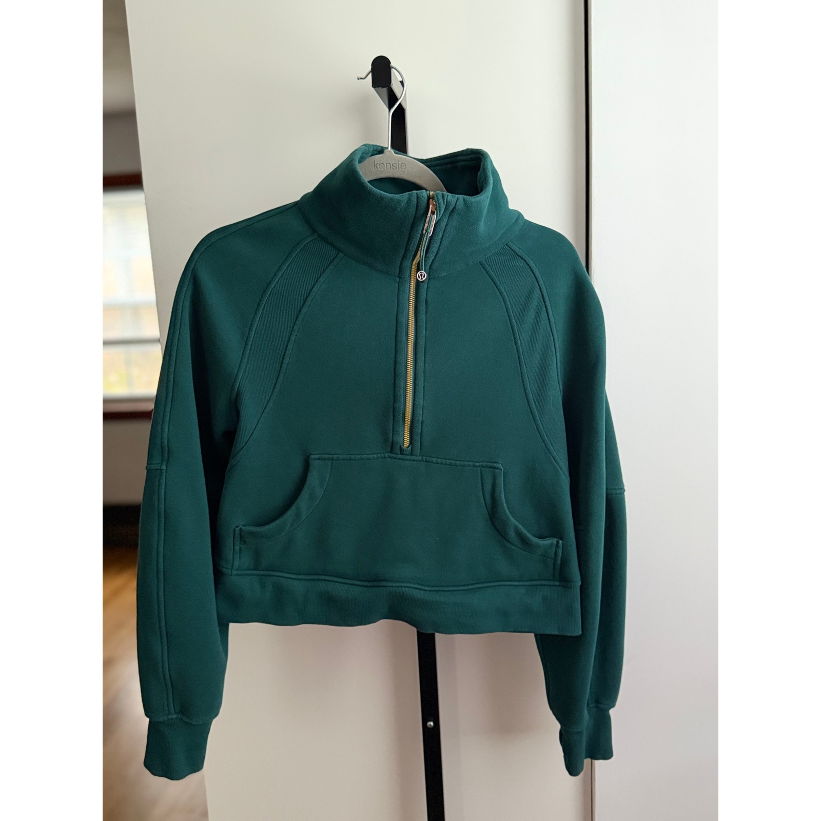 Lululemon Scuba Oversized Half-Zip Funnel / Size Xs/S / Storm Teal